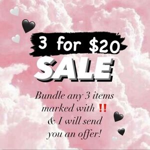 ITEMS MARKED WITH ‼️